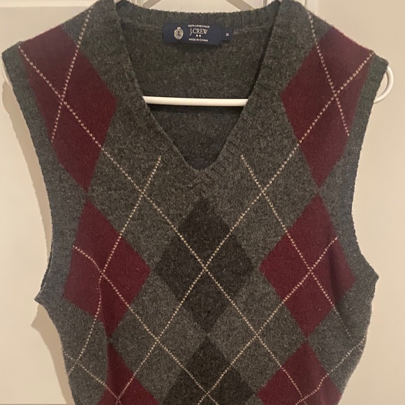 J. Crew Men’s Knit Sleeveless Sweater Size M Offers Welcome - Picture 2 of 5